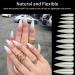 KOXXIAMOQ 240 Pcs Gel Nail Tips | Extra Long Acrylic & Coffee Nail Tips | Water Drops Design | Perfect for Natural Nails | International Shipping - Buy Online on GoSupps.com