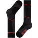 FALKE Women's Ski Socks SK Energizing Wool with Compression - Black-Neon Red (3178) - Size 39-42 Calf W2 - International Shipping Available - Buy Online on GoSupps.com
