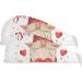 Valentine Love Dwarf Hair Towel 2 Pack | Super Absorbent Quick Dry Hair Turbans for Women & Girls - Buy Online on GoSupps.com