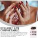 dijiusidy False Nail Fashionable Various Shapes Fingernail Full Coverage Strong Viscosity Adjustable Paster for Manicure Art 6 F741 6 1 count (Pack of 1) - Buy Online on GoSupps.com