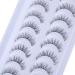 Kiromiro Clear Band Faux Mink Wispy Lashes - Fluffy 8mm Short Natural False Lashes Pack - Buy Online on GoSupps.com