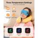 Heated Eye Mask for Dry Eyes | Cordless Warm Compress for Styes & Blepharitis | 3 Temperature Settings | Washable & Rechargeable | Perfect Gift (Blue - Buy Online on GoSupps.com
