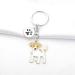 Ensianth Dog Keychain - Perfect Gifts for Dog Lovers Puppy Paw Print Keyring for Dog Owners Moms & Dads - Buy Online on GoSupps.com