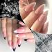 600 Pieces French Short False Nail Tips - DIY Manicure & Nail Design for Women - 12 Sizes Clear Water Drop Tips - Buy Online on GoSupps.com