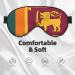 Sri Lanka Flag Print Silk Eye Mask - Sleep Blindfold for Men & Women | Night Light Blocking Sleep Shade - Buy Online on GoSupps.com