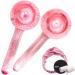 NOVOVIDA Ice Globes for Facial  2PCS Ice Globes (INCL Headscarf  Sponge Pad) Facial Globes Face Globes Cooling Globes  Facial Massager for Daily Beauty Tighten Skin Anti Ageing Reduce Puffy & Wrinkle 2-pink