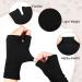 Geyoga Compression Thumb Splint (2 Pack) - Breathable Elastic Support Bandage for Sports | Adjustable for Men & Women - Size M (Black) - Buy Online on GoSupps.com