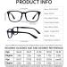 OCCI CHIARI Reading Glasses for Women Spring Hinges Readers C-black Anti-blue Reader 0.0 x - Buy Online on GoSupps.com