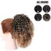 Afro Short Curly Drawstring Ponytail - Kinky Curly Synthetic Hair Extensions for Women - Buy Online on GoSupps.com