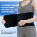 Buy Abdominal Binder Post Surgery Belly Band - Elastic Tummy Tuck Compression Belt - Breathable & Soft - Size M (30-45) - Fast International Shipping - Buy Online on GoSupps.com