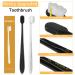 VEGOLS Adult Extra Soft Toothbrush with 20000 Bristles (Pack of 6) - Gentle Manual Toothbrush for Sensitive Gums | Black/White - Buy Online on GoSupps.com