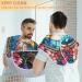 Flowering Birds Beard Bib Apron - Ultimate Beard Hair Catcher for Men | Perfect Father's Day & Christmas Gift with 2 Suction Cups - Buy Online on GoSupps.com
