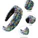scicent Alice Bands Adult Women Vintage Baroque Headband Glitter Bling Sequin Hairbands Embellished Hair Band Fancy Crystal Head Bands for Girls Wedding Hair Accessories- 26917 - Buy Online on GoSupps.com