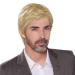 TUOFLY Mens Blonde Wig  Fluffy Natural Layered Wigs for Men Replacement Costume Halloween Synthetic Hair Wig