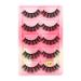 UAMOU Lashes 10/20/50/100 Boxes Mink Eyelashes 5 Pairs Natural False Eyelashes Thick Fluffy Faux Cils Lashes In Bulk G6 Cheerfully (Color : G615CS Size : 30 boxes)