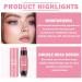 Waterproof 3-in-1 Cream Blush Stick - Cherry Pink | Long Lasting Cheek/Lip/Eye Makeup | Easy to Blend | For All Skin Tones - Buy Online on GoSupps.com