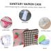 Buy Sewoart 2-Piece Women's Bandage Bag & Menstrual Tap Container - Stylish Tampon Organizer | Multifunctional 13x13cm Ladies Pockets - Buy Online on GoSupps.com