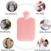 Yuqilin 1L Pink Hot Water Bottle with Plush Cover | Children's Heat Bottle for Menstrual Relief & Joint Pain - Buy Online on GoSupps.com