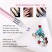 Dual-Ended Rhinestone Picker Dotting Pen with Extra Wax Head | FITDON Nail Art Tool for Jewel Gem Pickup - Pink - Buy Online on GoSupps.com