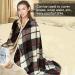 ZJchao USB Heating Scarf - 3-Stage Temperature Control Soft & Comfortable Adjustable Heat for Home Use - 164 x 70 cm - Buy Online on GoSupps.com