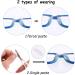 Quesuc 10 Pairs 1.8 mm Eyeglass Nose Pads Anti-slip Adhesive Soft Silicone Eyeglass Nose Pads for Eyeglass Sunglasses Spectacles (Transparent) - Buy Online on GoSupps.com