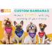 Spoilt Rotten Pets Purple Any Wording Of Your Choice Custom Dog Bandana Scarf For Dogs & Cats (S2 Small Dogs Terrier Shih-Tzu & Cockers) - Buy Online on GoSupps.com