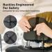 Baby Car Mirror - Safety Back Seat Infant Mirror - Shatterproof Wide View Baby Mirror (Matte Black) - Buy Online on GoSupps.com