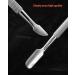 BEZOX Cuticle Pusher - Dual Ended Stainless Steel Nail Care Tool (1 Pack) - Easy to Use - Buy Online on GoSupps.com