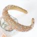 Women's Hair Band Shiny Rhinestone Gold Hairband with Gems Wide Hair Bands Sweet and Elegant Hair Accessories for Daily Life Parties Shows Photography - Buy Online on GoSupps.com