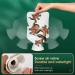 Snake Flower Hot Water Bottle with Cover - Plush Bed Bottle Hand Warmer for Adults & Children | 26.5x15.3cm - Buy Internationally - Buy Online on GoSupps.com
