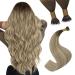 Youngsee nanoring extensions real hair balayage nanoring extensions brown balayage blonde nanoring hair extensions 40cm nano rings hair nano extensions real hair nano hair extensions 50g #3/8/22 40 cm-nano 2-2- #3/8/22