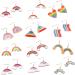 Feylie Acrylic Trailer Earrings for Women - Colorful Cartoon Fashion Ornaments for Everyday & Casual Dates - Rainbow & Stars Design - Buy Online on GoSupps.com