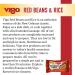 Vigo Authentic Red Beans & Rice Low Fat 8oz (Pack of 12) - 96oz Total - Buy Online on GoSupps.com
