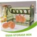 OUNONA Egg Storage Box Fridge Eggs Drawer Household Egg Organizer Egg Holder Automatic Clamshell Dispenser - Buy Online on GoSupps.com
