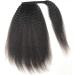 Ponytail Extension Human Hair Ponytail Kinky Straight Wrap Around Ponytail Extensions Brazilian Remy Hair Yaki Pony Tail Hairpiece Clip In Ponytail Extensions Ponytail Hairpiece for Women (Size : 16 16inches 100g - Buy Online on GoSupps.com