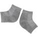 Qukaim Lotion Socks Moisturizing Gel Heel Socks 1 Pair Gray Hypoallergenic Vitamin E Mineral Oil for Dry Cracked Heels - Buy Online on GoSupps.com