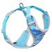 Thinkpet no-pull dog harness on the leash breathable chest harness for small medium large dogs adjustable soft running harness safe control padded reflective safety harness (1 Pack) camouflage blue