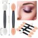 50PCS Disposable Beige Eyeshadow Applicators - Sponge Eye Makeup Brushes for Nails and Eyeshadow - Pack of 50 - Buy Online on GoSupps.com