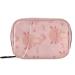 Pfrewn Pill Organizer Case 7 Day Axolotl Kawaii Heart Pink Travel Pill Box with Zipper Portable Small Weekly Vitamin Medicine Supplement Holder Pouch Bag