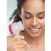 2 in 1 Manual Face Brush Cleanser - Exfoliating & Soft Bristle Face Cleansing Brush - Deep Pore Exfoliation, Makeup Removal, Acne Treatment - Hot Pink - Buy Online on GoSupps.com