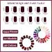 1344 Pieces 56 Sets Medium Square Press on Nails - Glossy and Matte Artificial Nails for Nail Art DIY - Buy Online on GoSupps.com