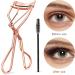 WLLHYF Eyelash Curler Kit with 10 Silicone Refill Pads and Mascara Brush - Universal Lash Curler Makeup Tool for Women - Buy Online on GoSupps.com