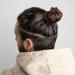 Fairhair Hair Tie Set - 3 Eco-Friendly Brown Ties | Organic Cotton & Natural Rubber | No Metal Gentle to Hair | Reusable & Sustainable Hair Accessories - Buy Online on GoSupps.com