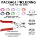 300 Sets 9.5mm Metal Snap Buttons with Pliers Tool Kit - DIY Crafts & Sewing (10 Colors) - Buy Online on GoSupps.com