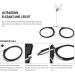 Kodilin 2 Pack Reading Glasses for Women & Men - 1.0 Diopter Monocle Glasses Mini Nose Clip B gellose Black & Blue - Buy Online on GoSupps.com