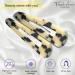 French Amie Clic Clac White Tokyo Large Handmade Celluloid Hair Clips Set - Strong Hold Barrettes for Girls and Women | Handmade in France - Buy Online on GoSupps.com