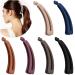 Eyegla 6 pieces tall banana hair clip colored banana clip bananan clip hair clip for thick hair non -slip ponytail holder clip for women and girls 6 multi colors g