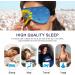 Haskirky Light Blocking Eye Mask - Adjustable Adult Men and Women | Perfect for Travel, Meditation, and Deep Sleep | Sunflower Flowers Design - Buy Online on GoSupps.com