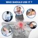 RAKZU Inflatable Cervical Neck Traction Device - Adjustable Collar for Neck Support and Pain Relief - Gray - Buy Online on GoSupps.com