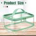 3-Piece Clear Makeup Bags Cosmetic Toiletry Travel Set for Women - Waterproof PVC Storage Pouch Organizers with Handle in Pink, Green, Black - Buy Online on GoSupps.com